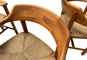 Four Mid-Century Modern Armchairs by Rainer Daumiller, 1970s